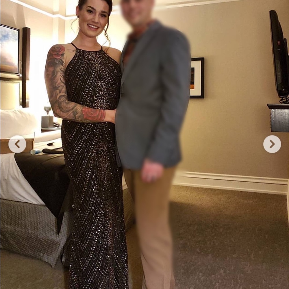 High-Neck Long Gown/Dress